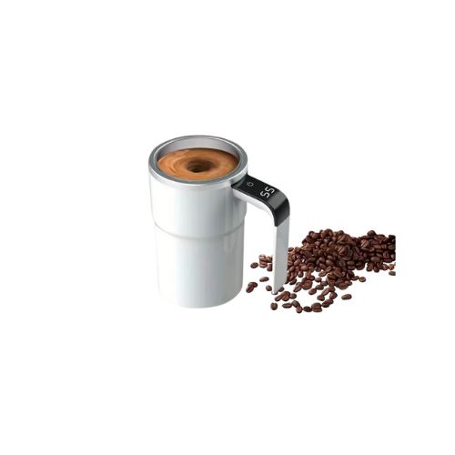 AUTOMATIC STIRRING COFFEE MUG